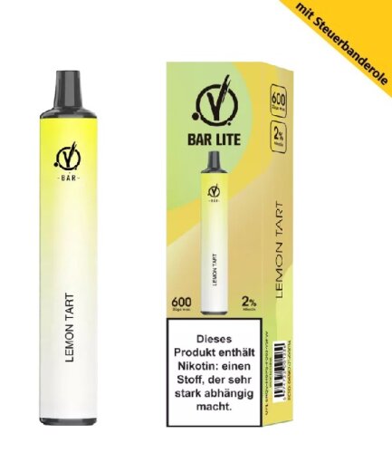 Linvo Bar Lite Einweg E-Zigarette - Lemon Tart 20 mg/ml