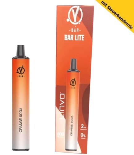 Linvo Bar Lite Einweg E-Zigarette - Orange Soda 20 mg/ml