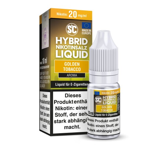 SC - Golden Tobacco -  Hybrid Nikotinsalz Liquid 10 mg/ml