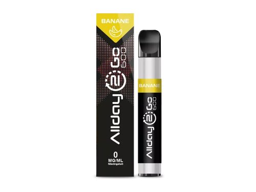 ALLDAY 2 GO 600 - Einweg E-Zigarette Banane 0 mg/ml