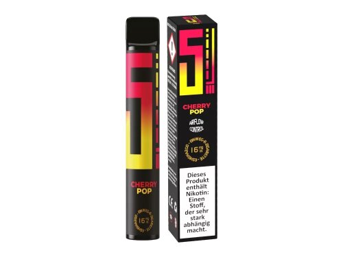 5EL - Einweg E-Zigarette 0 mg/ml Cherry Pop