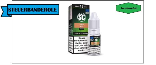 SC Liquid/Tabak 10ml verschiedene Geschmacksrichtungen Pipe&acute;s Best Tabak-0mg (nikotinfrei)