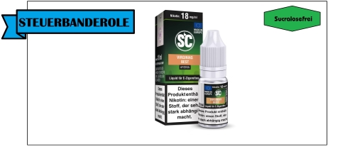 SC Liquid/Tabak 10ml verschiedene Geschmacksrichtungen Virginas Tabak-0mg (nikotinfrei)