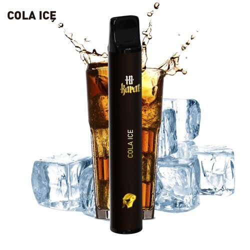 VQUBE 18KARAT - Einweg E-Zigarette Cola Ice 16mg/ml