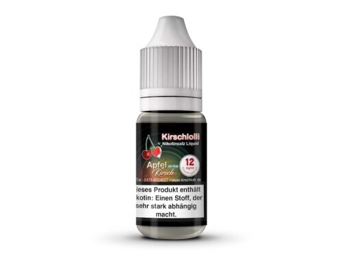 KIRSCHLOLLI - Apfel Kirsch on Ice - Nikotinsalz Liquid 12mg/ml