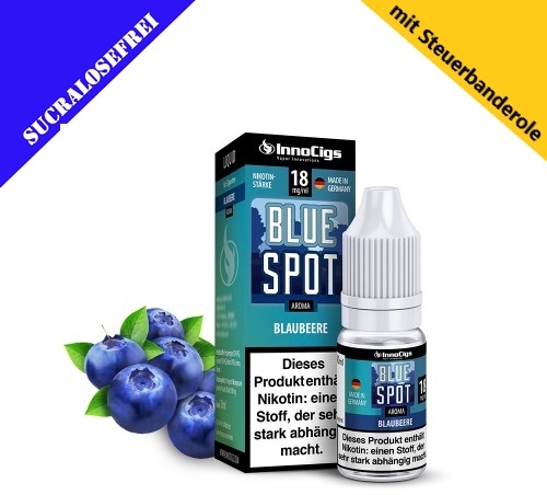 InnoCigs Liquid Premium E-Liquid Blue Spot Blaubeeren-3mg