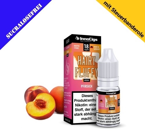 InnoCigs Liquid Premium E-Liquid Hairy Fluffy Pfirsich-3mg