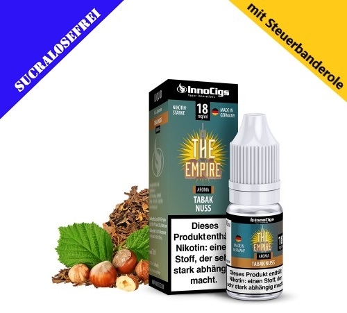 InnoCigs Liquid Premium E-Liquid The Empire Tabak Nuss-6mg