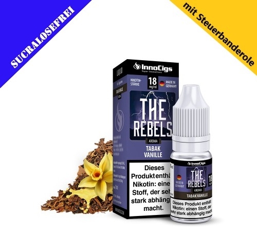 InnoCigs Liquid Premium E-Liquid The Rebels Tabak...