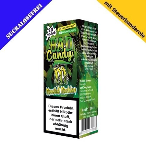 Bad Candy Liquids - Monstar Machine - Nikotinsalz Liquid...