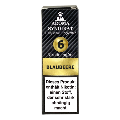 Aroma Syndikat Blaubeere E-Zigaretten Liquid 1er Packung-3mg/ml