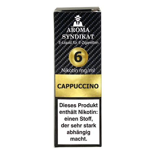 Aroma Syndikat Cappuccino E-Zigaretten Liquid 1er Packung-6mg/ml