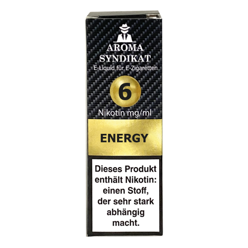 Aroma Syndikat Energy E-Zigaretten Liquid 1er Packung-6mg/ml