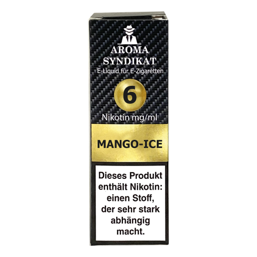 Aroma Syndikat Mango-Ice E-Zigaretten Liquid 1er Packung-3mg/ml