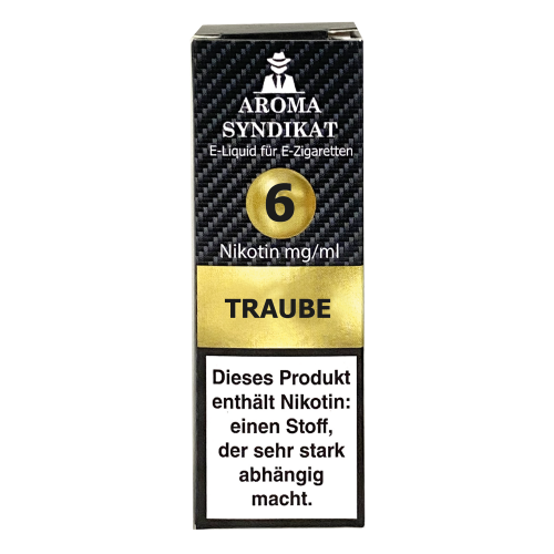 Aroma Syndikat  Traube E-Zigaretten Liquid 1er Packung-3mg/ml