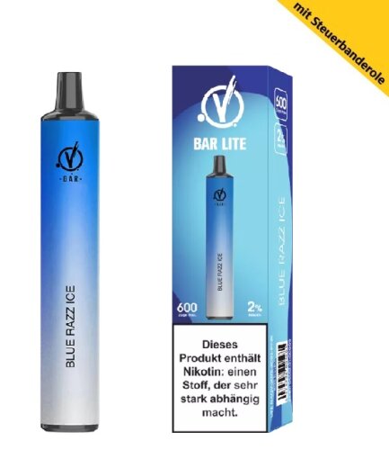 Linvo Bar Lite Einweg E-Zigarette - Blue Razz Ice 20 mg/ml 1er Packung