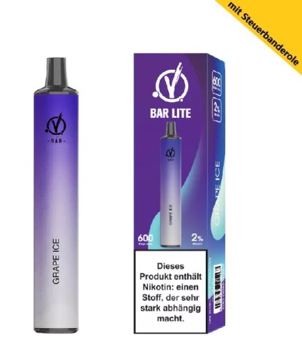 Linvo Bar Lite Einweg E-Zigarette - Grape Ice 20 mg/ml 1er Packung