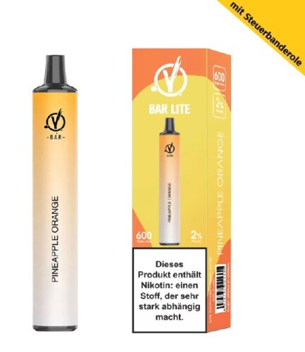 Linvo Bar Lite Einweg E-Zigarette - Pineapple Orange 20 mg/ml 10er Packung