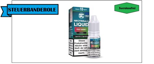 SC - Fruit Basket - Nikotinsalz Liquid 10 mg/ml