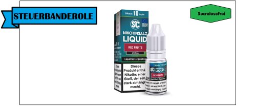 SC - Red Fruits - Nikotinsalz Liquid 10 mg/ml