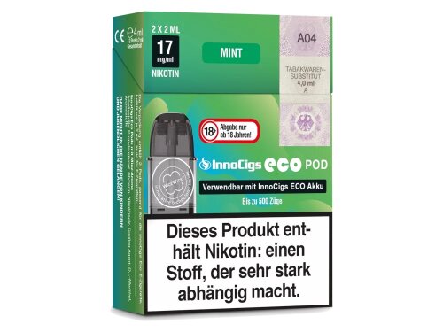 INNOCIGS - Eco POD (2 St&uuml;ck pro Packung) Mint