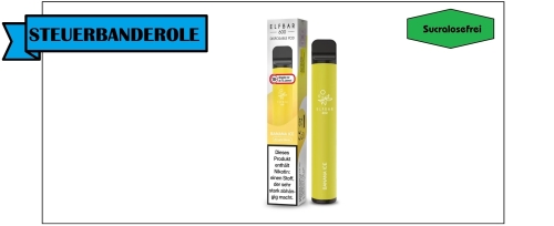 ELF BAR - 600 - Einweg E-Zigarette einzeln Banana Ice