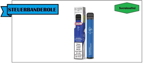 ELF BAR - 600 - Einweg E-Zigarette einzeln Blueberry Sour Raspberry