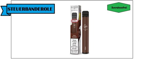 ELF BAR - 600 - Einweg E-Zigarette einzeln Cola