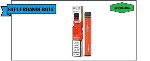 ELF BAR - 600 - Einweg E-Zigarette einzeln Elfergy Strawberry