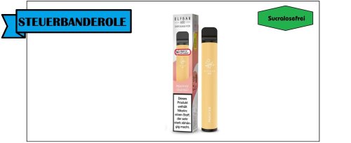 ELF BAR - 600 - Einweg E-Zigarette einzeln Peach Ice