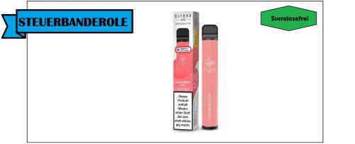 ELF BAR - 600 - Einweg E-Zigarette einzeln Strawberry Kiwi