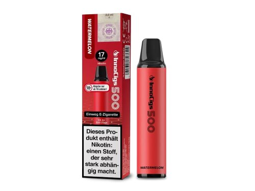 INNOCIGS 500 - Einweg E-Zigarette 10er Pack Watermelon