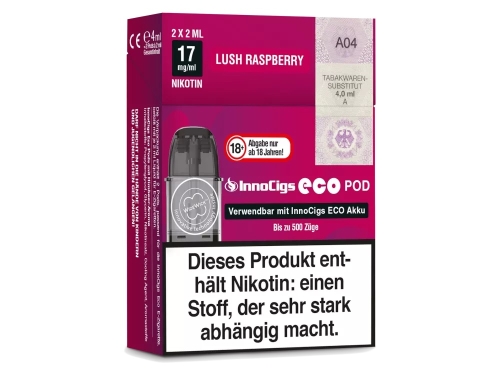 INNOCIGS ECO POD (2 St&uuml;ck pro Packung) 8er Pack-Lush...