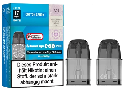 InnoCigs Eco Pods einzeln-Cotton Candy