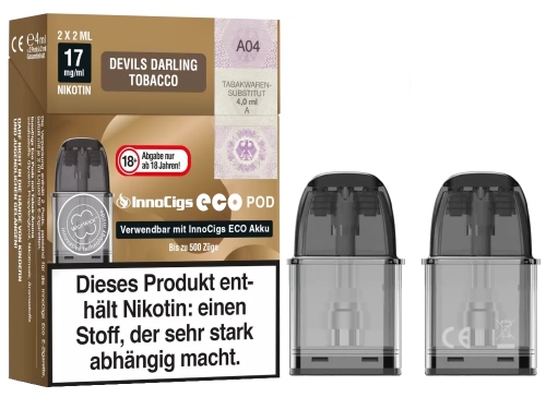 InnoCigs Eco Pods einzeln-Devils Darling Tobacco
