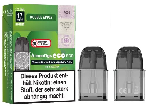 InnoCigs Eco Pods einzeln-Double Apple