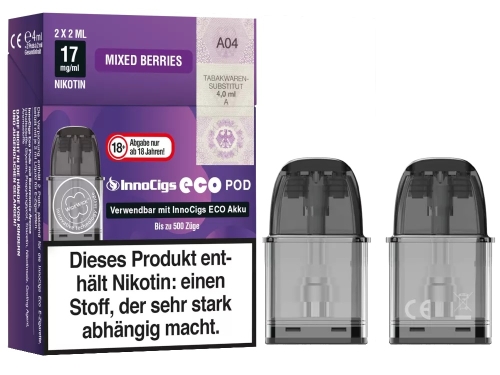 InnoCigs Eco Pods einzeln-Mixed Berries