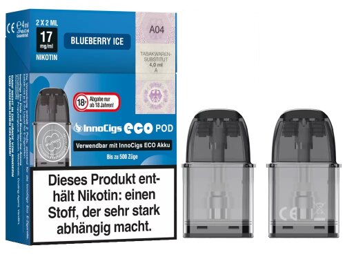 InnoCigs Eco Pods 8er Pack-Blueberry Ice