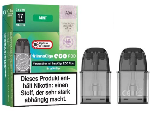 InnoCigs Eco Pods 8er Pack-Mint