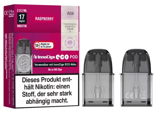 InnoCigs Eco Pods 8er Pack-Raspberry