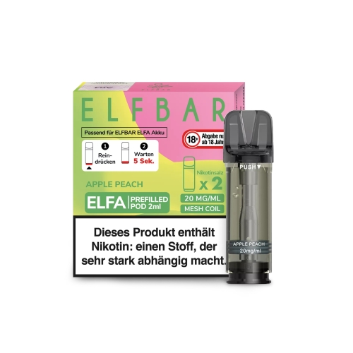 ELF BAR ELFA POD (2 St&uuml;ck pro Packung) einzeln-Apple...