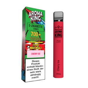 AROMA KING - Einweg E-Zigarette verschiedene Geschmacksrichtungen Cherry Ice