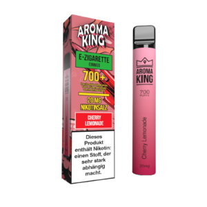 AROMA KING - Einweg E-Zigarette verschiedene Geschmacksrichtungen Cherry Lemonade