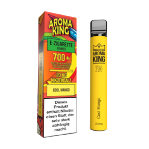 AROMA KING - Einweg E-Zigarette verschiedene Geschmacksrichtungen Cool Mango