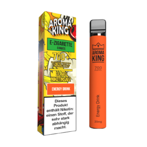 AROMA KING - Einweg E-Zigarette verschiedene Geschmacksrichtungen Energy Drink