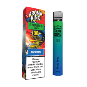 AROMA KING - Einweg E-Zigarette verschiedene Geschmacksrichtungen Mixed Berry