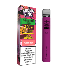 AROMA KING - Einweg E-Zigarette verschiedene Geschmacksrichtungen Passion Fruit