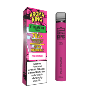 AROMA KING - Einweg E-Zigarette verschiedene Geschmacksrichtungen Pink Lemonade