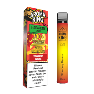 AROMA KING - Einweg E-Zigarette verschiedene Geschmacksrichtungen Strawberry Banana