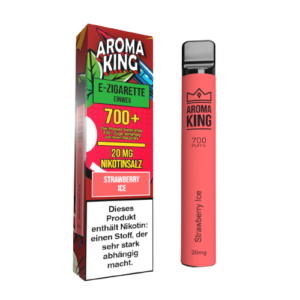 AROMA KING - Einweg E-Zigarette verschiedene Geschmacksrichtungen Strawberry Ice